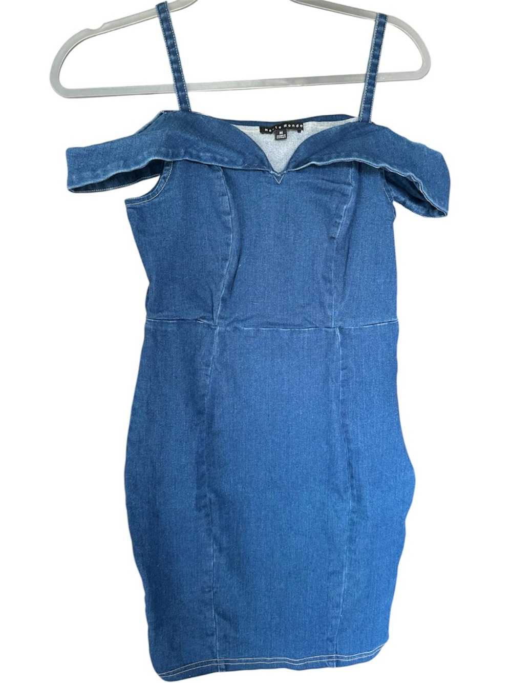Blue Denim Mini Dress